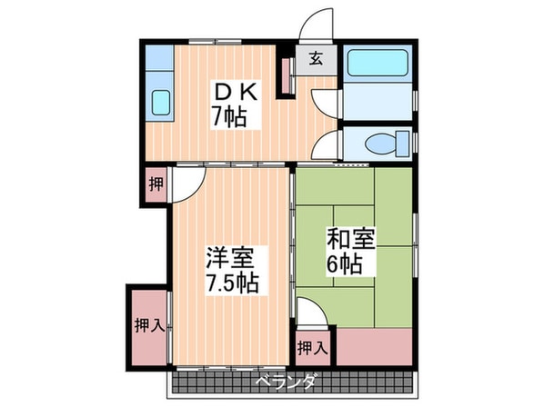 東カニヤ菊地ビルの物件間取画像